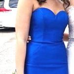 Blush Prom Strapless White Formal Dress Photo 2