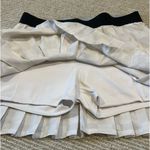 JoyLab  Skort White Pleated Checkered M Photo 1