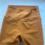 Wilo Ribbed Biker Shorts High Waist Athletic Workout Gym Activewear Medium Orange Photo 3