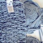 Wishlist  Blue Bralette Sz M Photo 3