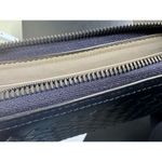 Bottega Veneta Nappa Intrecciato Leather Zip Around Long Wallet in Blue Photo 11