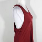 Zyia Oxblood Athletic Tank Top Size XL Burgundy Activewear Top Photo 4