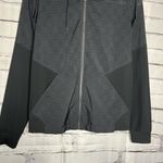 Champion XS Black Mesh Zip-Up Hoodie Lightweight Streetwear Athletic Top Windbr Photo 3