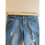 Old Navy  Jeans Women 29" Straight Relaxed Cuffed Stretch Travel Distressed Photo 3