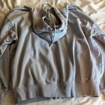 Brandy Melville Pacsun John Galt oversized zip up periwinkle Photo 3