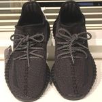 Adidas Yeezy Boost 350 V2 Static Reflective Black Women Size 6.5 Photo 0