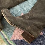 Lucky Brand  8/38 Hanover Knee High Riding Equestrian Tall Boots Gray Brown Suede Photo 1