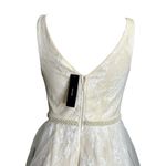 Lulus  Sweet Love Floral Lace Beaded Maxi Dress, Ivory, Small Photo 4