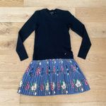 Ted Baker  - Izitaa Oracle Long Sleeve Pleat Skirt Dress In Black Photo 1