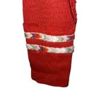 We The Free FREE PEOPLE Rainbow Thermal Waffle Knit Embroidered Henley Top M Photo 3