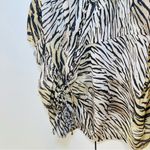 IRO  Animal Tiger Zebra Print Ruched Silk Tank Top - 2 Photo 3