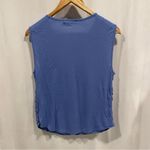 Apt. 9 Cute periwinkle lilac lace front lined cotton blend sleeveless top  Photo 3