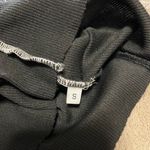 Black Ribbed Mock Neck Seamed Tank Top Women’s Sz S EUC Photo 3