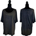 Terra & Sky  GRAY BURNOUT TYPE BUT NOT SHEER TUNIC OR OVERSIZED TEE Photo 0