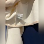 Anthropologie Elegant Cream Cropped Sweatshirt with Draped Front Photo 6