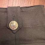 Derek Lam 10 Crosby Trix Gold Buttons High-Waisted Utility Skirt Army Green Sz 4 Photo 11