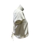 Madewell  Women's Ivory Tie-Back Short Sleeve Top Size M Casual Photo 6