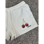 Edikted NWOT Mon Cheri Sweat Shorts Beige Fleece Pull on Drawstring Womens XS Photo 10