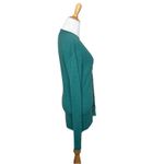 Free People  School Boy Cardi Teal Green  Sweater Cashmere Size XS Womens EUC Photo 4
