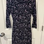 CHAPS Chaos Black and Purple Floral Dress Size XS Photo 3