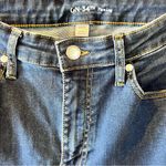 On 34th High Rise Flare Leg Denim Jeans 10/30 Dark Wash Stretch Festival Worn 1x Blue Photo 4