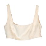 Princess Polly Huxley Super Crop Top Thick Straps Square Neck Size US 2 Photo 2