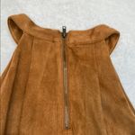 Sage  The Label Brown Asymmetrical Pleated Blouse sleeveless Photo 6