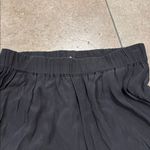 Aqc clothing silk wide leg cropped pants quite luxury lagenlook minimalist artsy Black Size 4 Photo 2