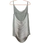 Jaded London Lavinia Backless Fringe Mini Dress in Steel Gray Size XL Brand New Photo 5