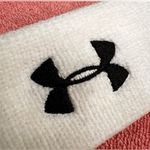 Under Armour Headband Sweat Band White Unisex Photo 3