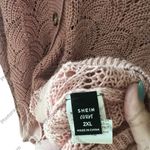 SheIn  Dusty Pink Knit Cardigan Photo 2