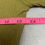 n:philanthropy Revolve  Ribbed Bodysuit Olive Green Square Neck Thong NWT Small Photo 8