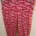 Vineyard Vines Performance Leggings XS Multicolor Pink Whale Print Pockets Ankle Photo 1