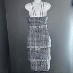 Gianni Bini  New w Tags Tatiana Navy Blue Formal Pencil Dress Womens Medium Photo 5