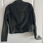Per Se  Women’s Forest Green Corduroy Front Button Jacket w/ Breast Pockets - L Photo 3