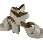 Journee Collection Womens Akeely Foam Mid Heel Platform Sandals Sz 9.5 Note Flaw Photo 0