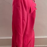 Christian LaCroix Vintage Bazar Hot Pink 100% Wool Boho Blazer, size 40 or US 8 Photo 13