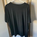 Liz Baker  Elegant Black Blouse xl Photo 6