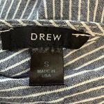 Drew Anthropologie Striped Jogger Jumpsuit Women's Small Blue White Boho Preppy Photo 11