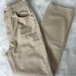 We The Free  Dakota Straight Leg Tan Khaki Distressed Jean Free People  Size 27 Photo 3