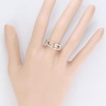 Gucci Double G Silver Ring, Ring Box, Bag, Total Weight 6.5g Photo 2