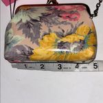 Patricia Nash MULTICOLOR FLORAL FRAME POUCH WITH KEY RINGS GENUINE LEATHER NEW Photo 12