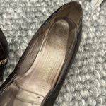 Bruno Magli Vintage 80s Brown Leather Chunky Heel Size 8 Photo 2