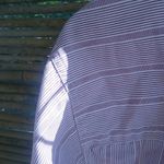 Dockers  M Red White Striped Button Down Top Photo 2