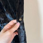 Fabletics  Black Go To Crushed Velvet Wide Leg Pants Small NWT Photo 5