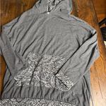 Blumin Paisley Accent Lightweight Gray Hoodie L Size L Photo 1