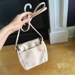 NWOT Quilt Design Crossbody Bag, Cream with Black, White Abstract Print Interior Photo 1