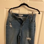 Encore jeans ENCORE JEAN HIGH RISE DESTRUCTED ROLL CUFF STRAIGHT SIZE 7 Photo 3