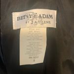 Betsy and Adam  Formal Gown Ladies Sz 6 by Jas Lene Black Velvet Dress Photo 4