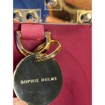 Sophie Hulme Large Albion Tote Berry Pink Leather Gold Hardware Bag Photo 2